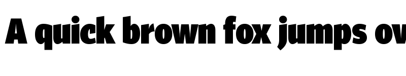 Preview of Tabac Big Sans Black font