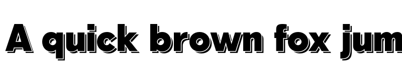 Preview of Tabarra Shadow Black font