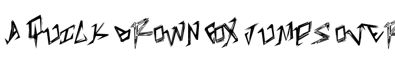 Preview of TableShank Regular font