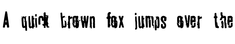 Preview of tablhoide Regular font