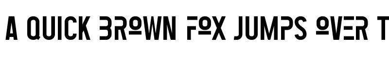 Preview of Tactico Regular font