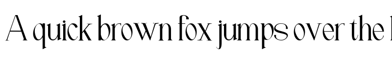 Preview of Tahillia Regular font