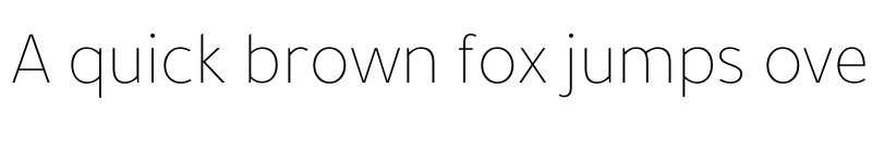 Preview of Tajawal ExtraLight font