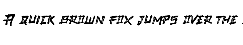 Preview of TAKASIH Regular font
