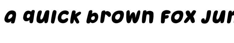 Preview of Takeover Italic font