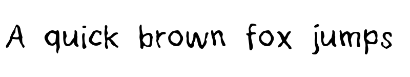 Preview of Talk to the hand Regular font