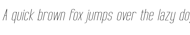 Preview of Tall Films Expanded Oblique Regular font