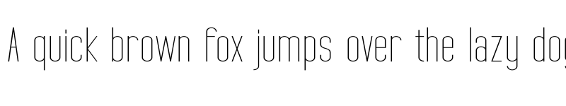 Preview of Tall Films Expanded Regular font