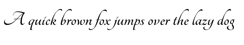 Preview of Tangerine Bold font