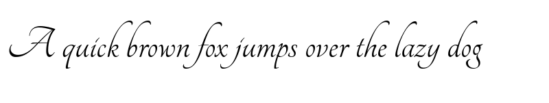 Preview of Tangerine Regular font