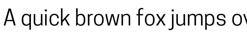 Preview of Tanohe Sans Regular font