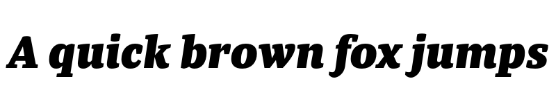 Preview of Tasman Black Italic font