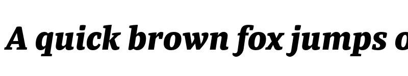 Preview of Tasman ExtraBold Italic font