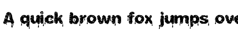 Preview of TastyDrips Regular font