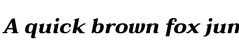 Preview of Taviraj Bold Italic font