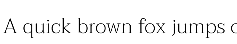 Preview of Taviraj ExtraLight font