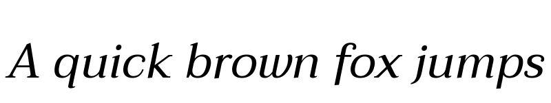 Preview of Taviraj Italic font