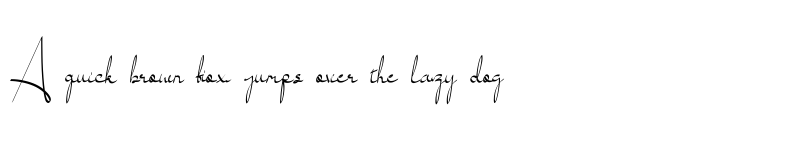 Preview of Taylilla Regular font