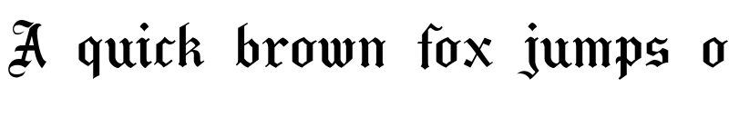 Preview of Taylor Gothic Regular font