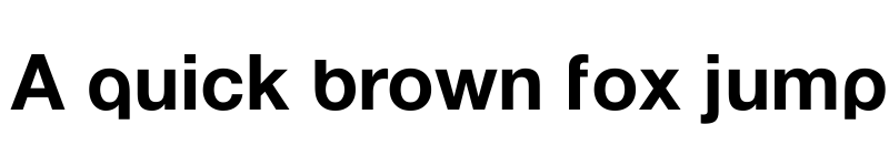 Preview of TBS Bold font