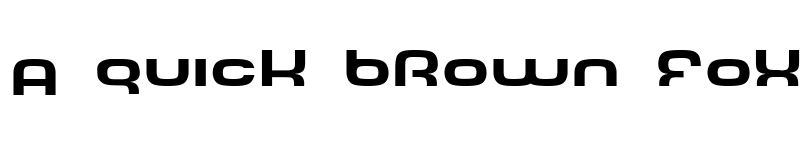 Preview of Tech Font Wide Regular font