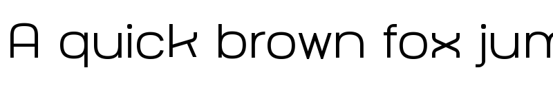 Preview of Techead Free Light font