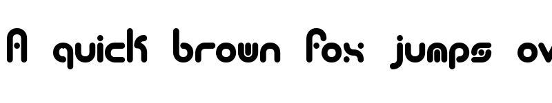 Preview of techno overload BRK Regular font