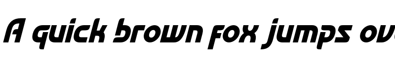 Preview of Techno Race Italic font