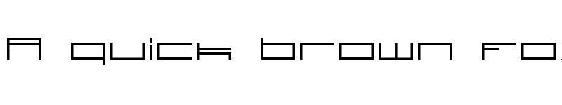 Preview of technoid one font