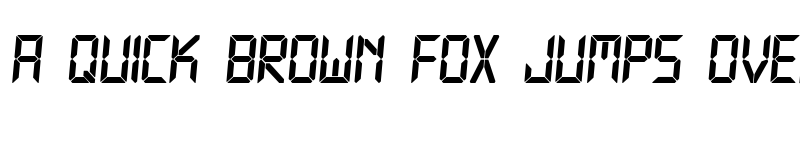 Preview of Technology Bold Italic font