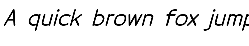 Preview of Tecnico GruesoInclinado font