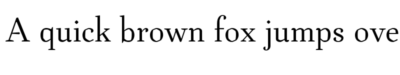 Preview of Tejuela Regular font