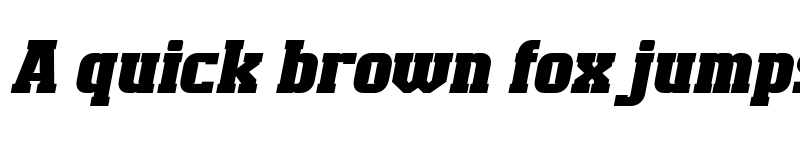 Preview of TEKROT Slab Slant font