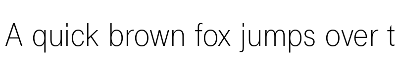 Preview of TeleGrotesk Next Thin font