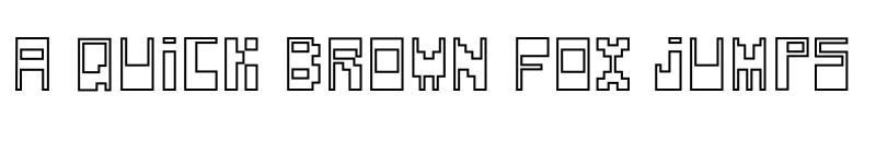 Preview of Televideo Reverse font