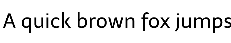 Preview of Telex Regular font