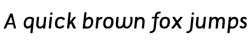 Preview of Tellural Alt Italic Regular Italic font