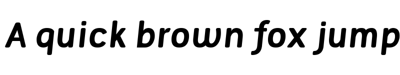 Preview of Tellural Bold Italic font
