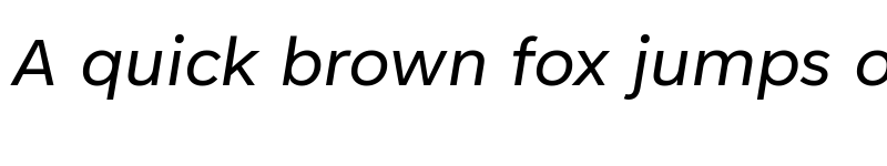 Preview of Tenorite Italic font