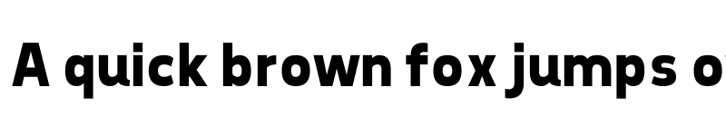 Preview of Tepeno Sans Bold font