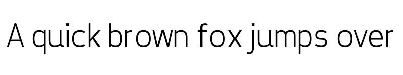 Preview of Tepeno Sans Light Regular font