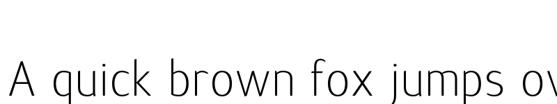 Preview of Terra Sans Light font