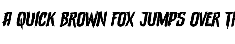 Preview of Terrasick Regular font