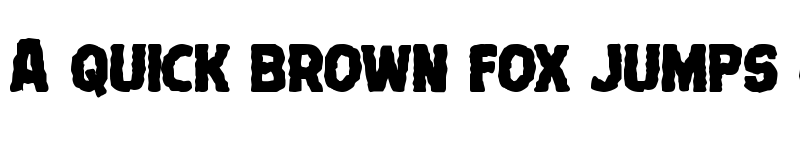 Preview of Terror Babble Bold Bold font