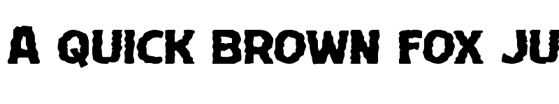 Preview of Terror Babble Expanded Expanded font