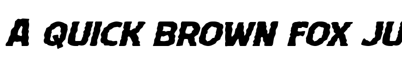 Preview of Terror Babble Expanded Italic Expanded Italic font