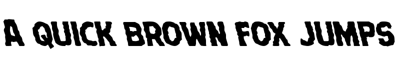 Preview of Terror Babble Leftalic Italic font