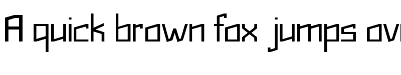 Preview of Tetra Regular font