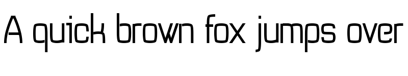 Preview of Tevegraphy Medium font