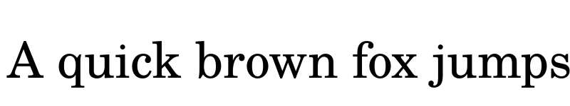 Preview of TeX Gyre Schola Regular font